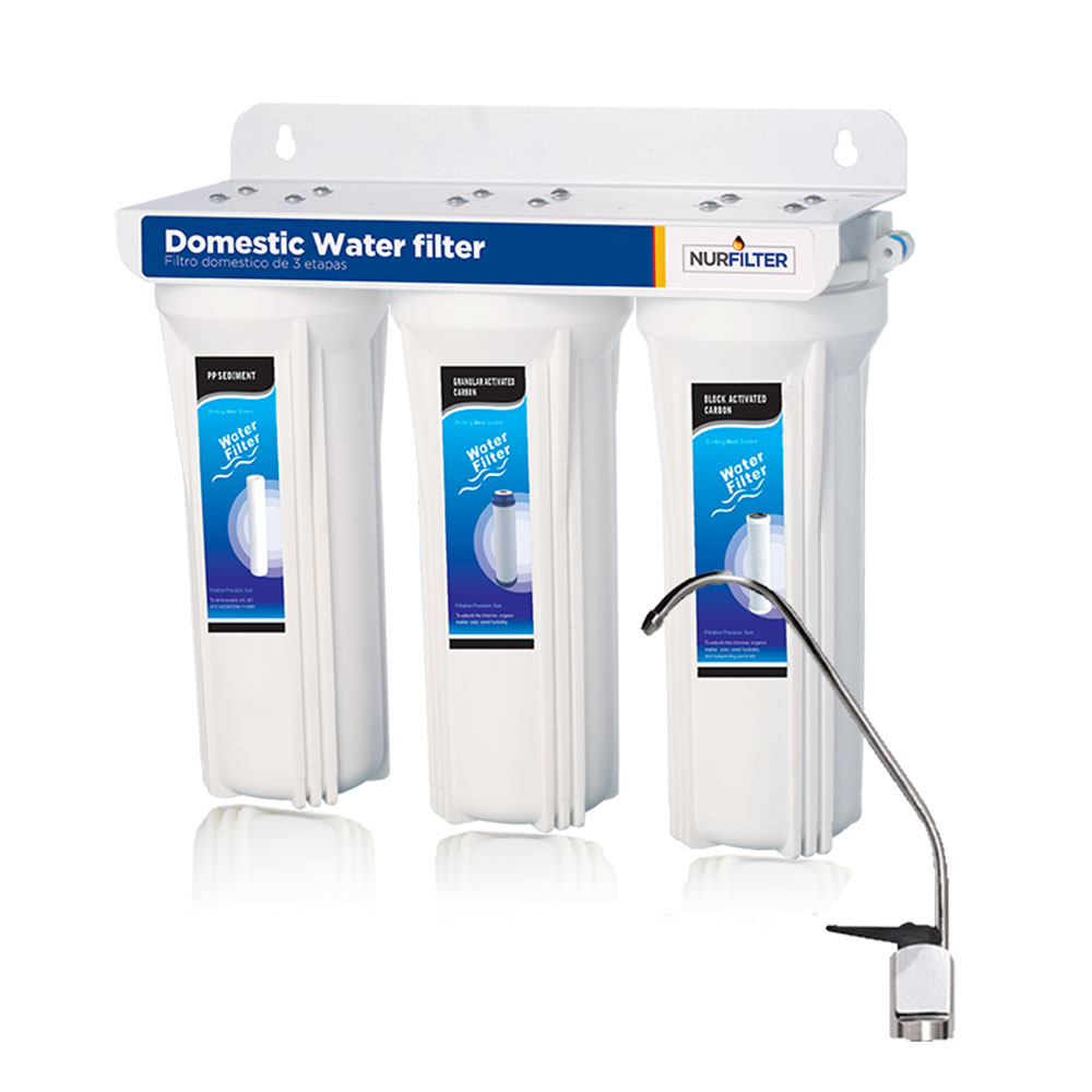 Sistema filtro de agua 3 etapas - Volantines Verdes